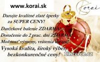 Vianon zavy na zlat perky