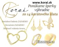 Veľké zľavy na šperky Korai