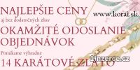 Retiazky z bieleho zlata Korai